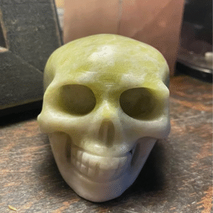Carved Jade Skull