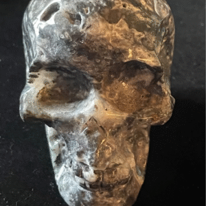Carved Sphalerite Skull